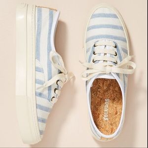 Soludos Striped Platform Sneakers NWT